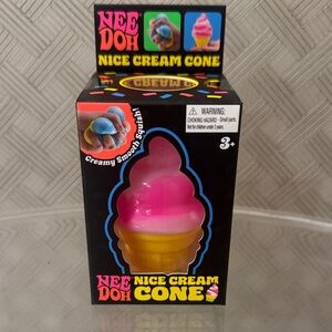 Schylling Needoh Nice Cream Cone - PINK - NEW